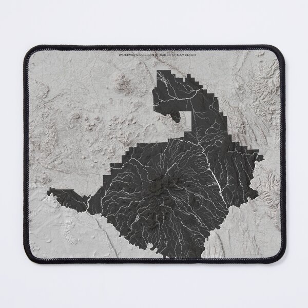 Item preview, Big Bend National Park Hydrological Map with Topo designed and sold by Crypto Tography.