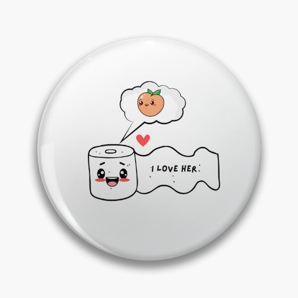 Item preview, I love her | In English | Toilet paper in love with your peach designed and sold by brynatshop.