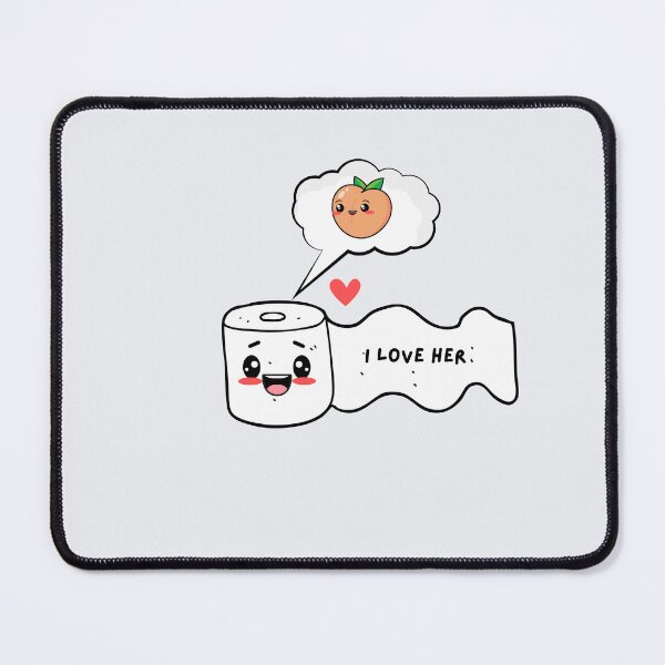 Item preview, I love her | In English | Toilet paper in love with your peach designed and sold by brynatshop.