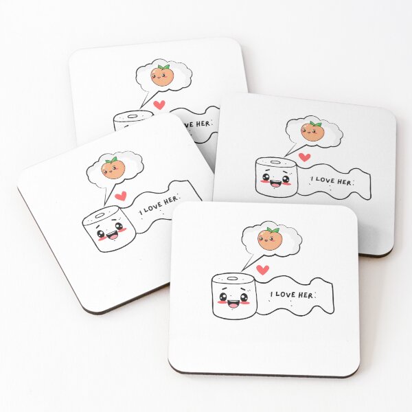 Item preview, I love her | In English | Toilet paper in love with your peach designed and sold by brynatshop.