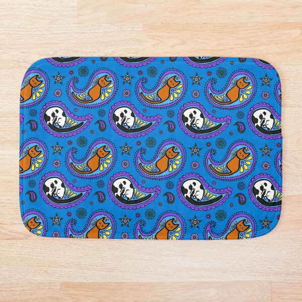 Item preview, Purfect Paisley Print in Blue and Purple designed and sold by Cephalopod-Art.