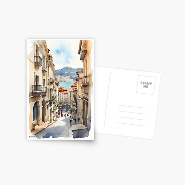 Vista previa del artículo con la obra «DONOSTI - San Sebastián en España: "Donostia cautivadora: playas, historia y gastronomía"», diseñado y vendido por sirtonine.