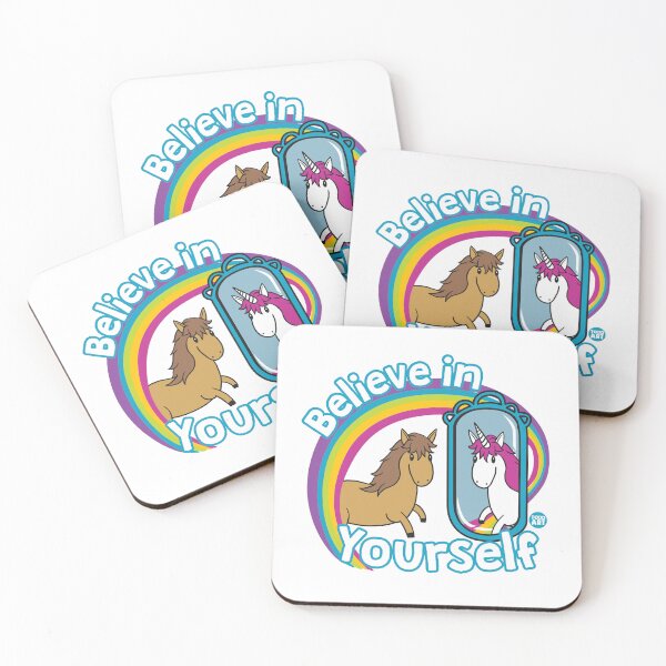 Item preview, BELIEVE IN YOURSELF UNICORN designed and sold by TODD GOLDMAN.