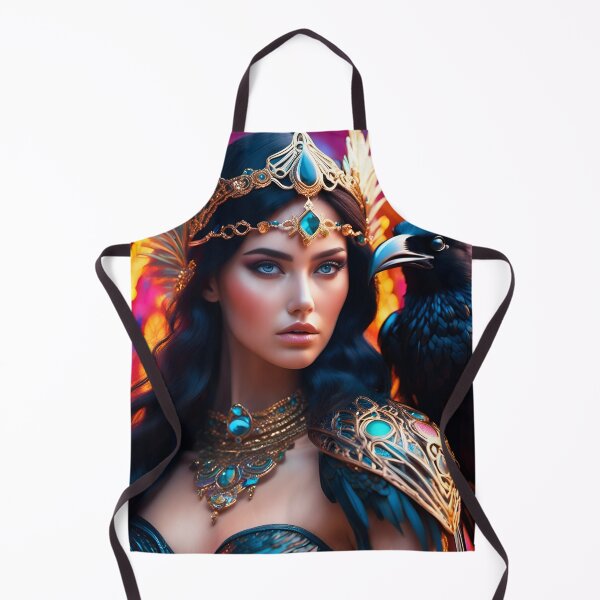 Item preview, Goddess Morrigan with Raven. designed and sold by SoniaSarkali.