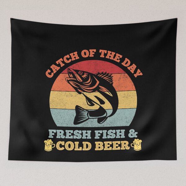 Item preview, Catch Of the Day Fresh Fish and Beer designed and sold by Echo Dusk.