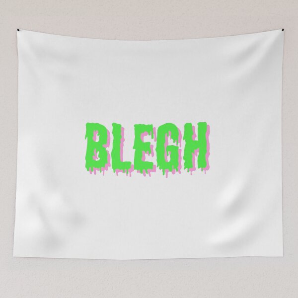 Item preview, BLEGH Dripping Neon Green designed and sold by GoldustDesigns.