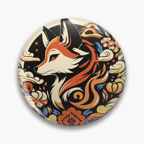 Item preview, Kitsune Japanese Fox Demon designed and sold by shadowisper.