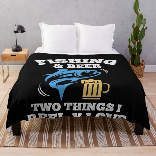Item preview, Fishing & Beer Two Things I Reel Love designed and sold by Echo Dusk.