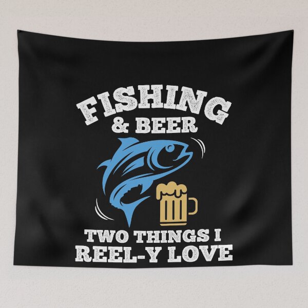 Item preview, Fishing & Beer Two Things I Reel Love designed and sold by Echo Dusk.