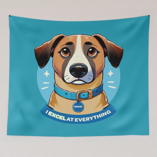 Item preview, Excel at everything you do - Roxie designed and sold by BarkandStick.