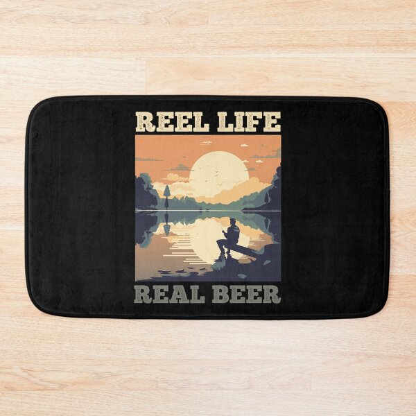 Item preview, Reel Life Real Beer Fishing and Beer Lover designed and sold by Echo Dusk.