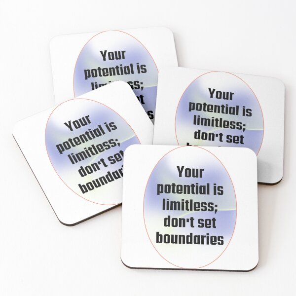 Item preview, Your potential is limitless; don't set boundaries.	 designed and sold by aboythmpstko.