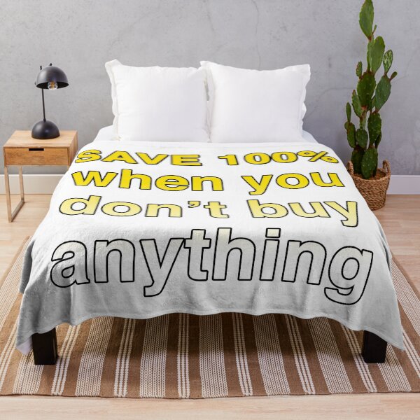 Item preview, SAVE 100% when you don't buy anything no frills no name spoof designed and sold by Signs for Dark Times.