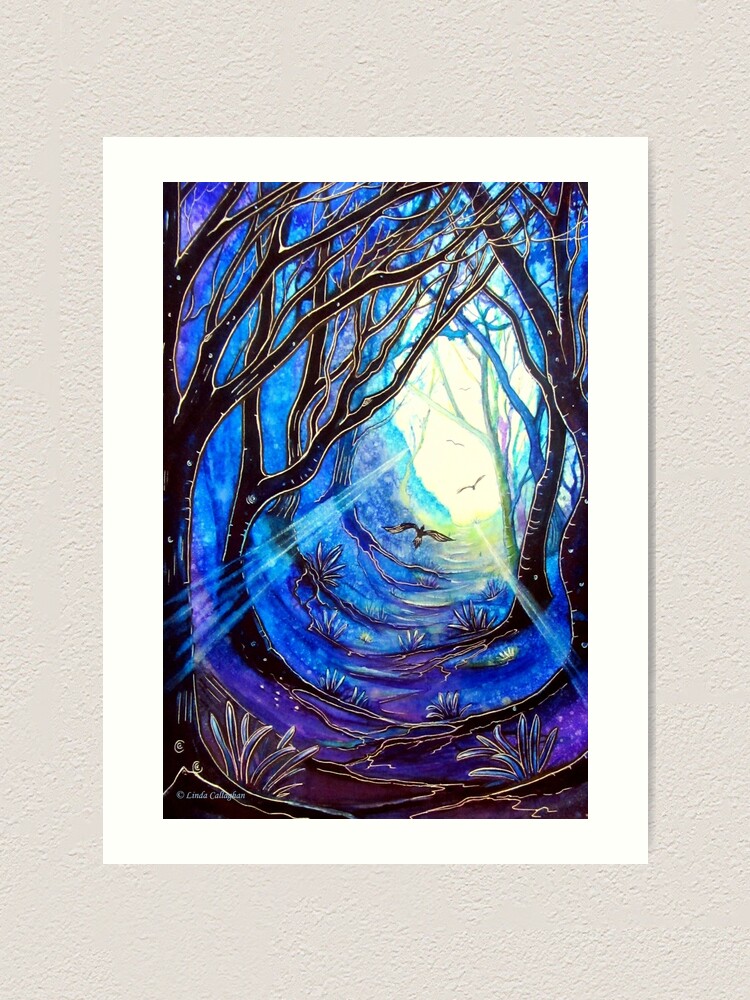 Alternate view of Through Darkness Comes Light Art Print