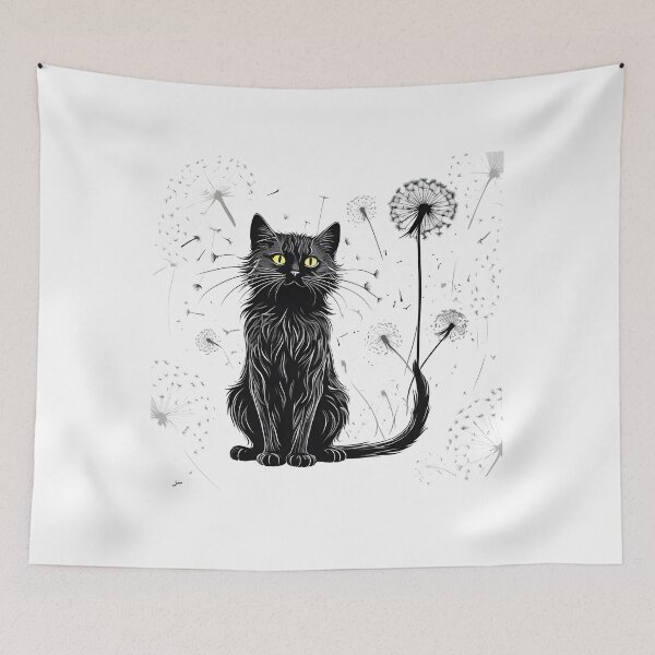 Item preview, Dandelion Cat Lovers Cats Kittens designed and sold by Mayalogo.