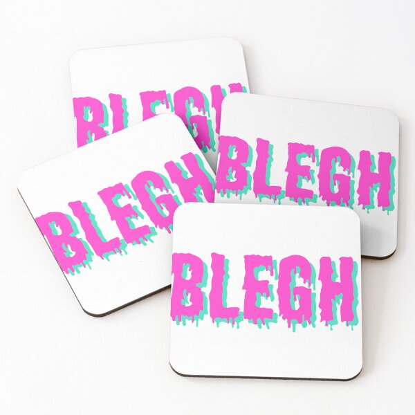Artikelvorschau, BLEGH Tropfendes leuchtendes Rosa und Blaugrün entworfen und verkauft von GoldustDesigns.
