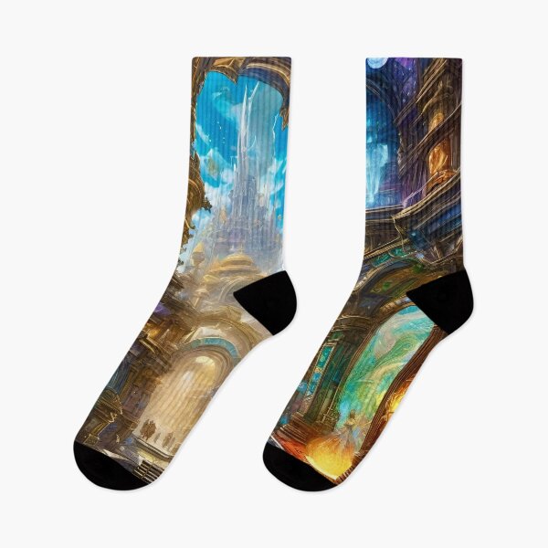 Item preview, Fantasy City Dreamscape - Surreal Fantasy Art designed and sold by Delerat7.