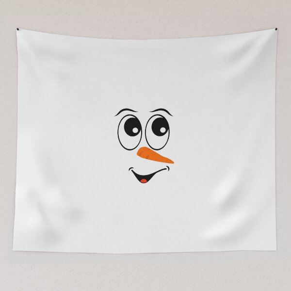 Item preview, Cute Snowman Face, Funny Snowman, Merry Christmas,Vector Cut file for Cricut designed and sold by Isanoe.