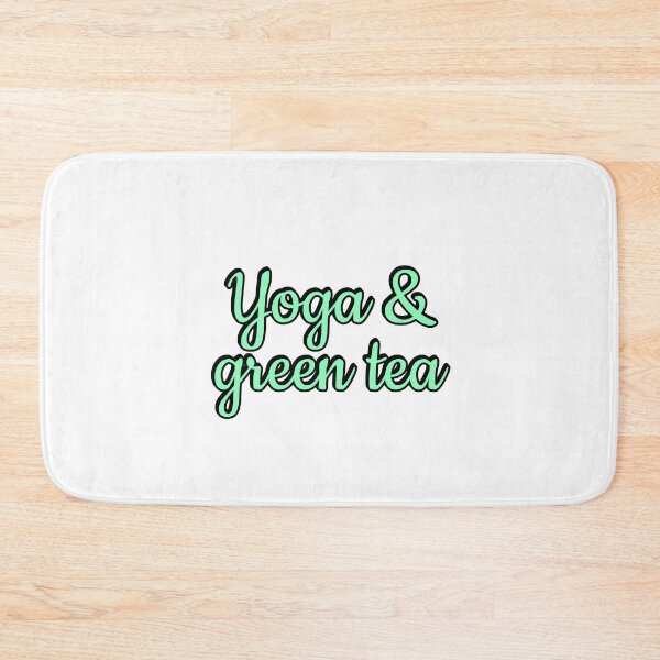 Item preview, Yoga and Green Tea designed and sold by Inspirationmotivation.