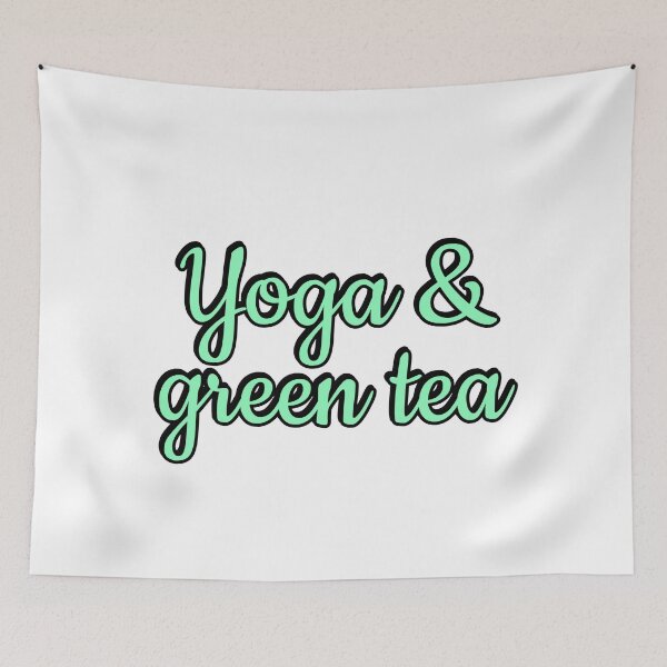 Item preview, Yoga and Green Tea designed and sold by Inspirationmotivation.