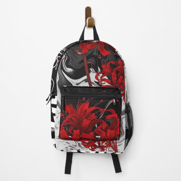 Item preview, japanese red spider lily in vaporwave harajuku aesthetic style designed and sold by Otakuniverse.