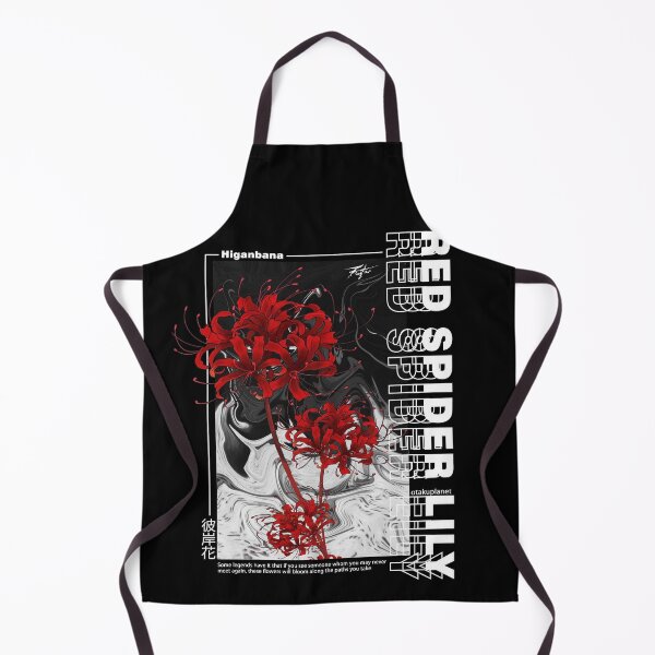 Item preview, japanese red spider lily in vaporwave harajuku aesthetic style designed and sold by Otakuniverse.