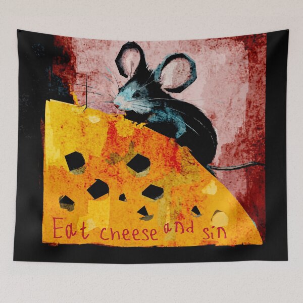 Item preview, Eat cheese and sin designed and sold by kinpirks.