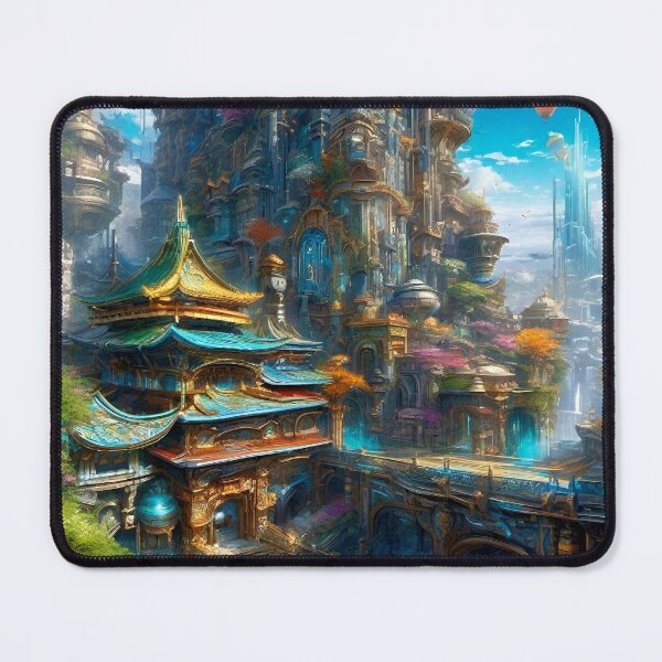 Item preview, Surreal Fantasy Cityscape 2 - Sci Fi Fantasy designed and sold by Delerat7.