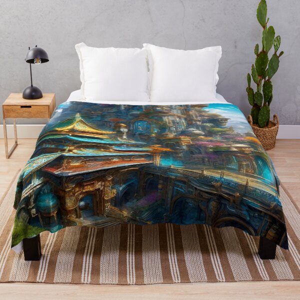 Item preview, Surreal Fantasy Cityscape 2 - Sci Fi Fantasy designed and sold by Delerat7.