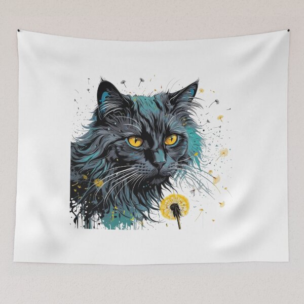 Item preview, Dandelion Cat Lovers Cats Kittens designed and sold by Mayalogo.