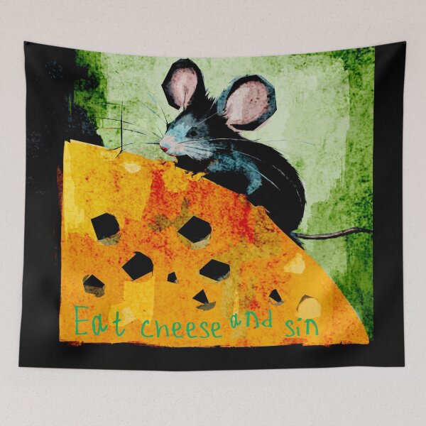 Item preview, Eat cheese and sin designed and sold by kinpirks.