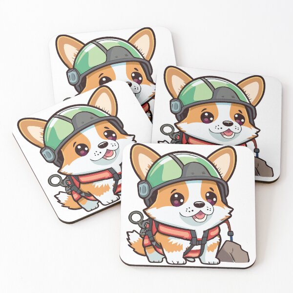 Item preview, Rock Climber Corgi designed and sold by Yviemakes.