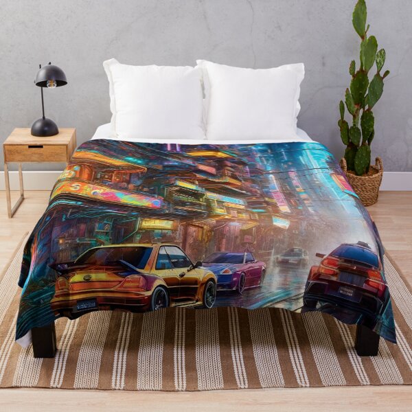 Item preview, Cyber City Busy Streets - Sci Fi art designed and sold by Delerat7.