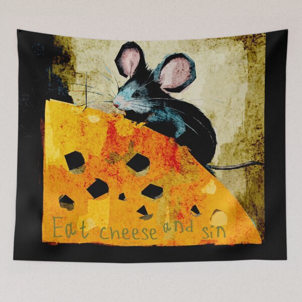 Item preview, Eat cheese and sin designed and sold by kinpirks.