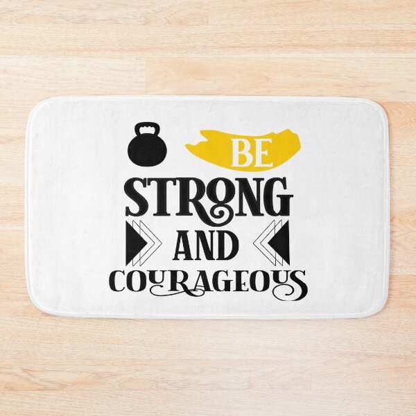 Item preview, Be Strong And Courageous T-Shirt Design designed and sold by P2Genies.