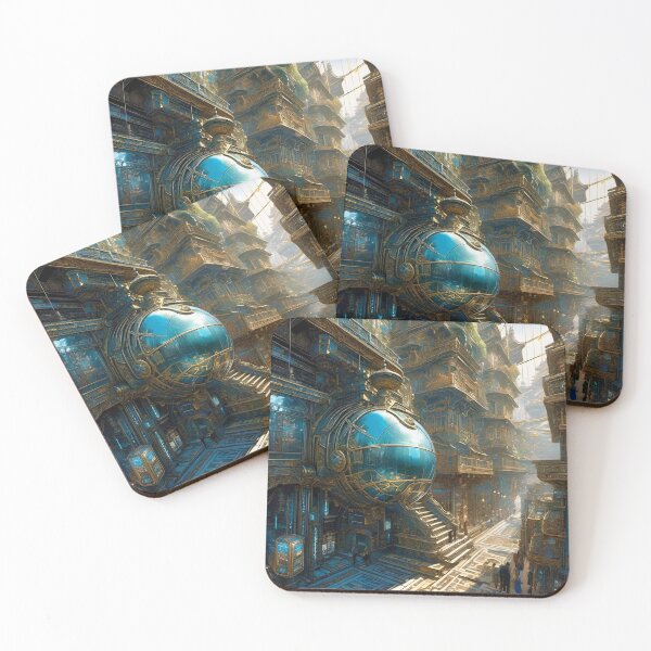Item preview, Futuristic Cityscape - Sci Fi art designed and sold by Delerat7.