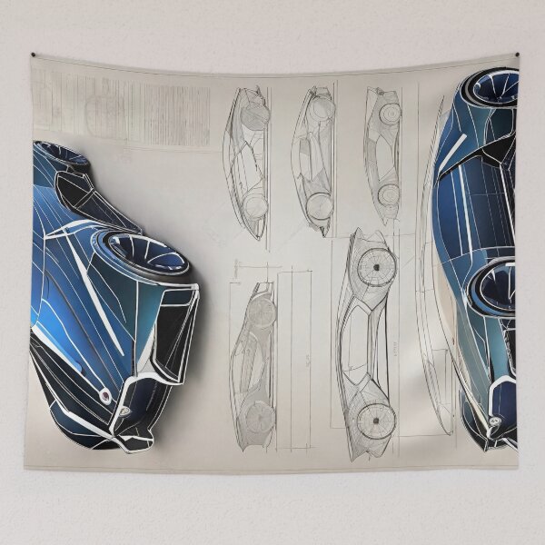 Item preview, Concept car blueprints designed and sold by MatrixTattoo.