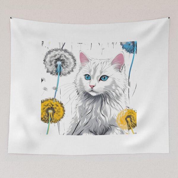 Item preview, Dandelion Cat Lovers Cats Kittens designed and sold by Mayalogo.