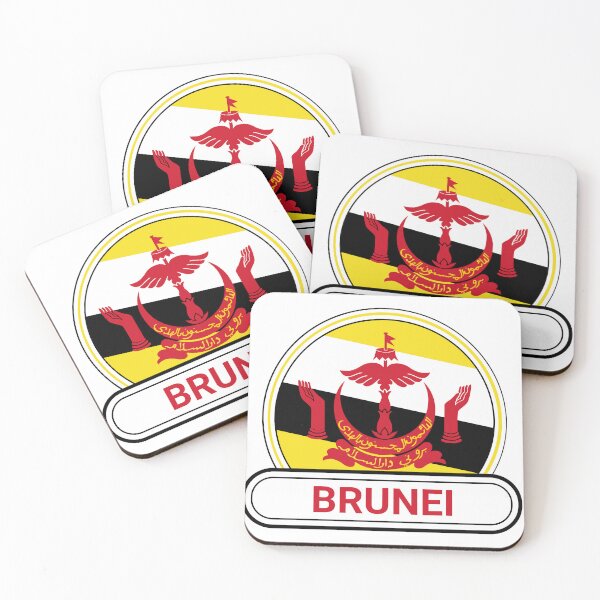 Item preview, Brunei Country Badge - Brunei Flag designed and sold by chrisrivait.