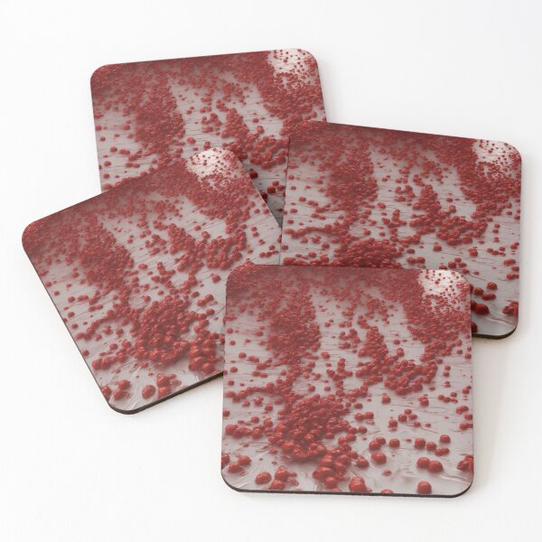 Item preview, Red Binary Cascade Canvas zooming designed and sold by Sadia  Jannat.