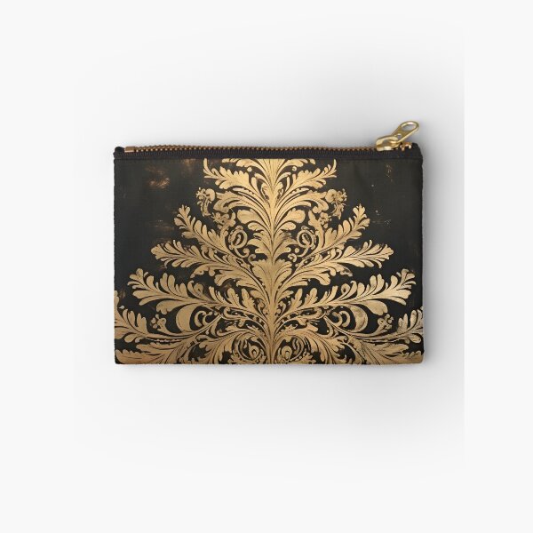 Item preview, Gold leaf stencil art Christmas tree designed and sold by dcrc.