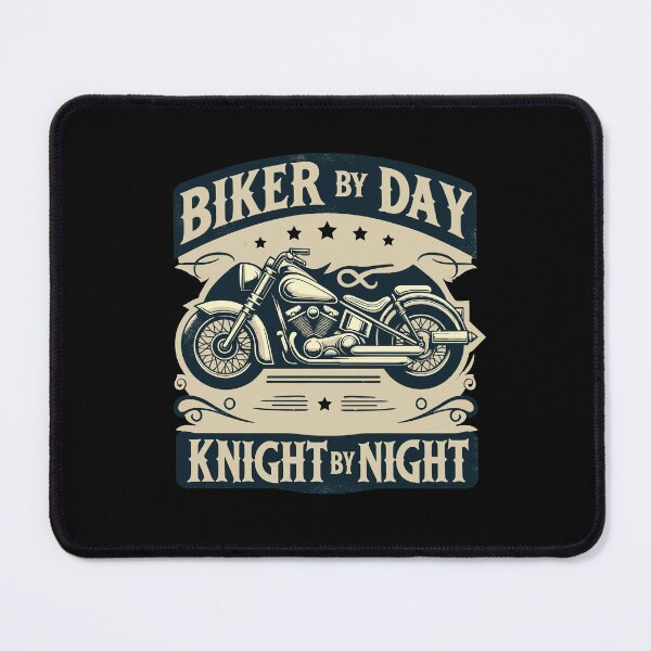 Item preview, Vintage Biker by Day, Knight by Night Bike Lovers designed and sold by CG Studio.