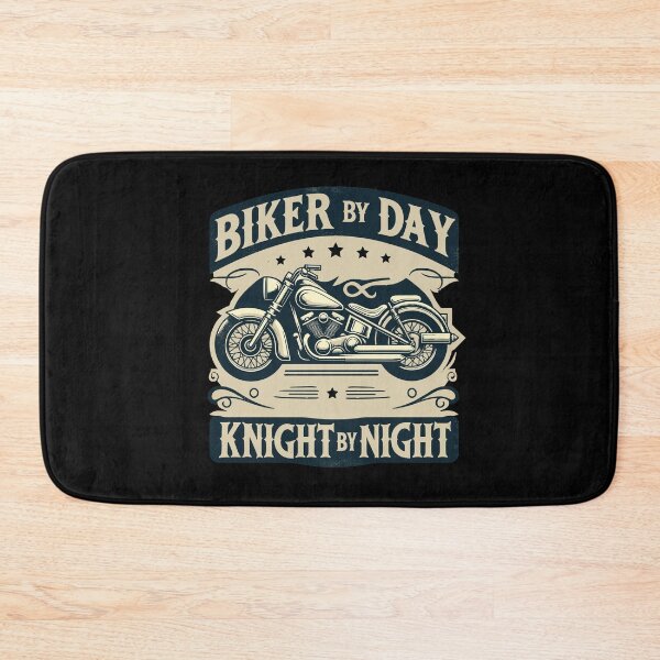 Item preview, Vintage Biker by Day, Knight by Night Bike Lovers designed and sold by CG Studio.