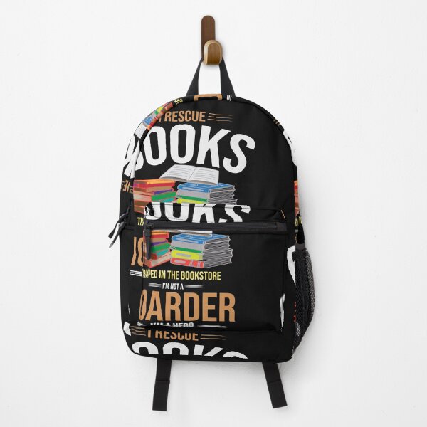 Item preview, I RESCUE BOOKS TRAPPED IN THE BOOKSTORE I AM NOT A HOARDER I AM A HERO designed and sold by marfanna.