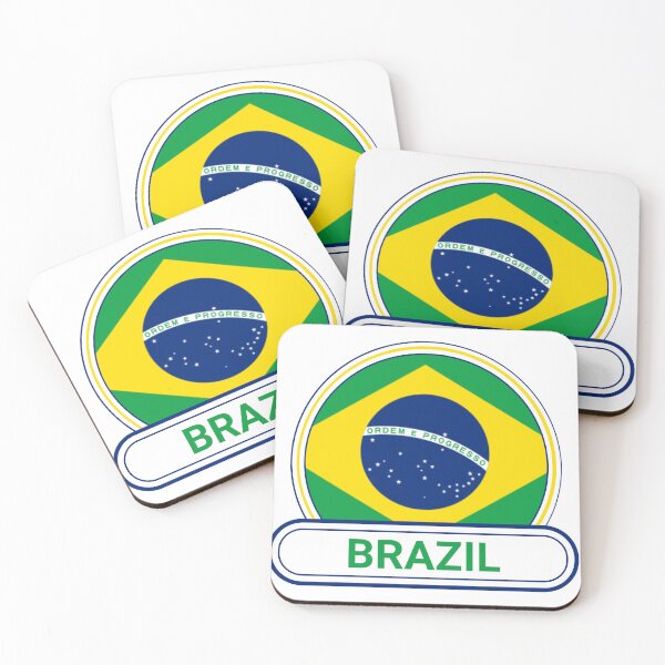Item preview, Brazil Country Badge - Brazil Flag designed and sold by chrisrivait.