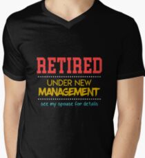 Funny Retirement Apparel Men's V-Neck T-Shirt