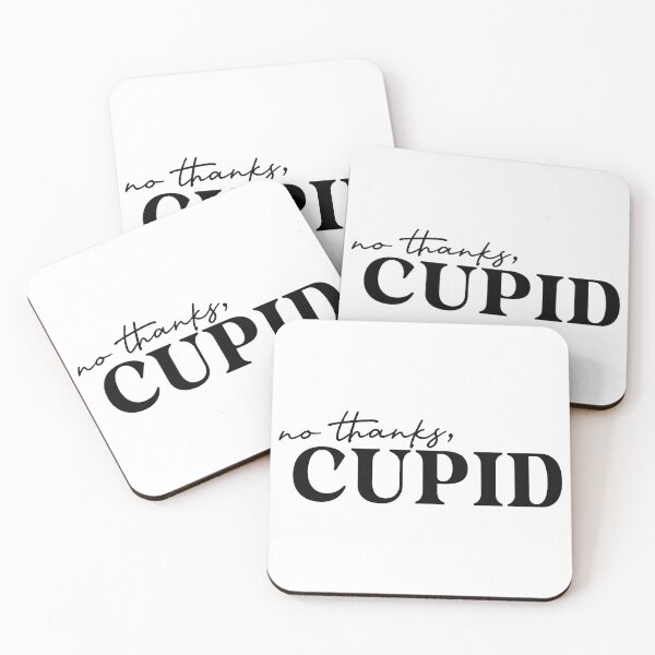 Item preview, No Thanks Cupid, Anti Valentine's Day designed and sold by EsteticaVerus.