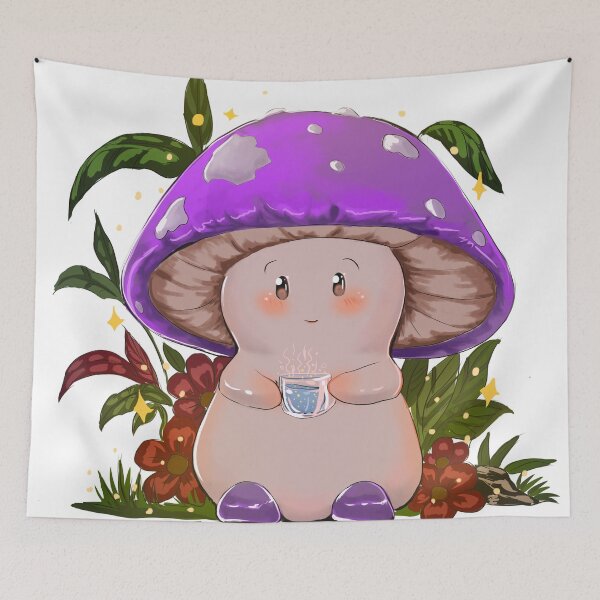 Item preview, Kawaii Mushroom designed and sold by ZolliArt.