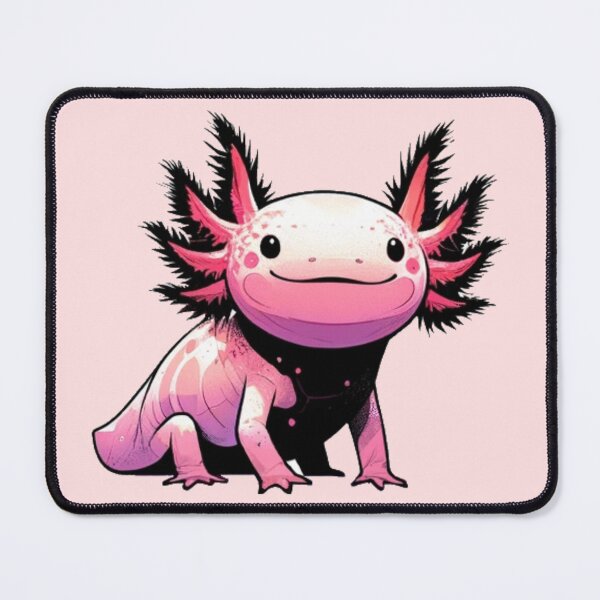 Item preview, happy smiling axolotl designed and sold by crea8iveway.