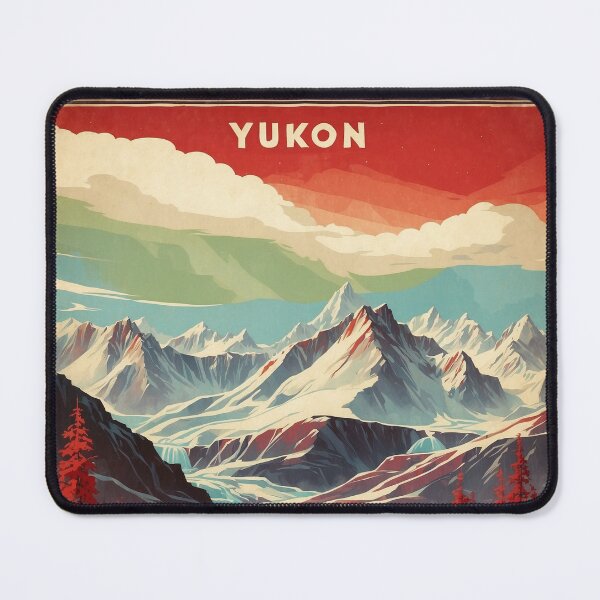 Item preview, Yukon Canada Vintage Poster Tourism designed and sold by TravelersGems.